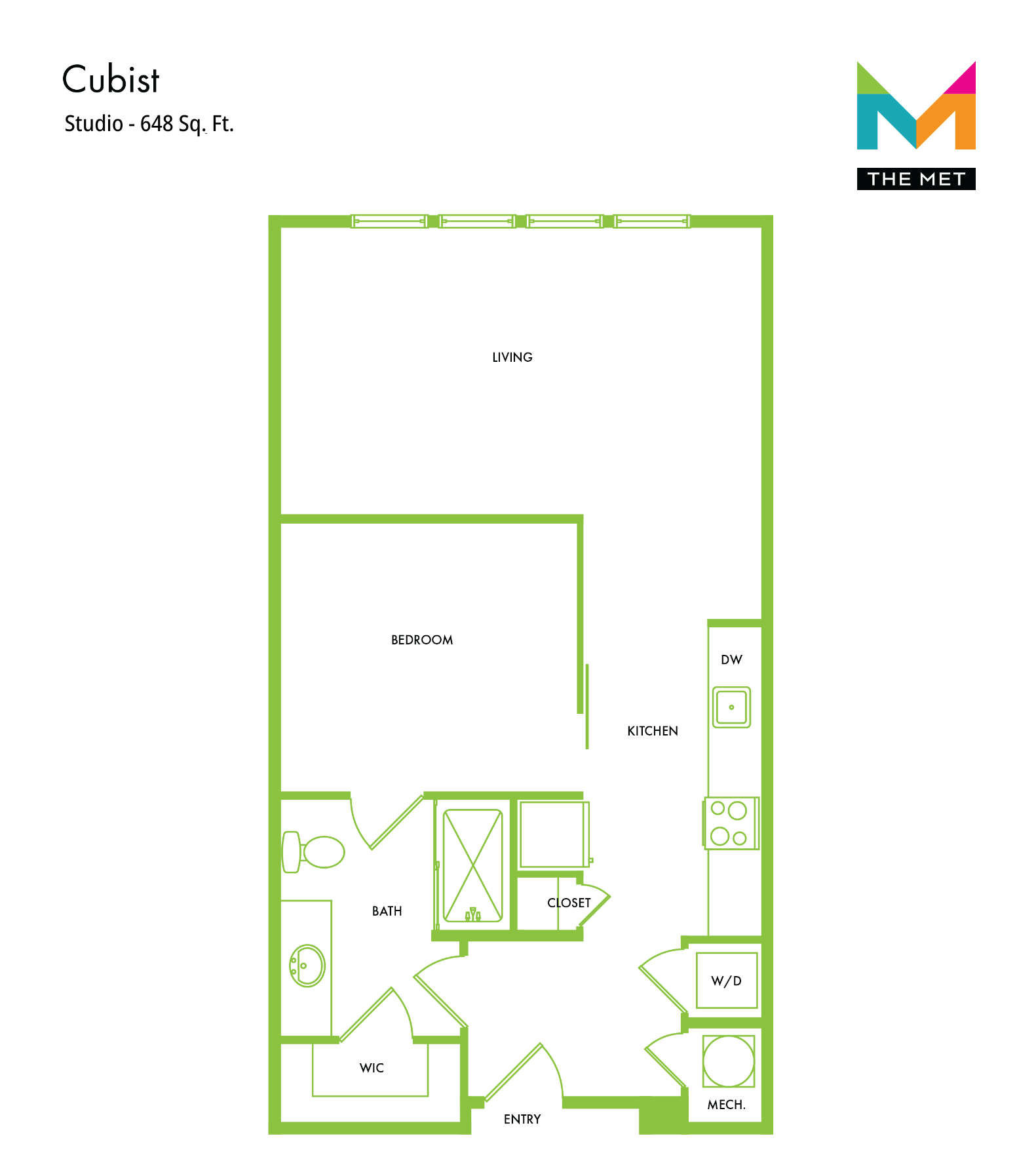 Cubist floor plan
